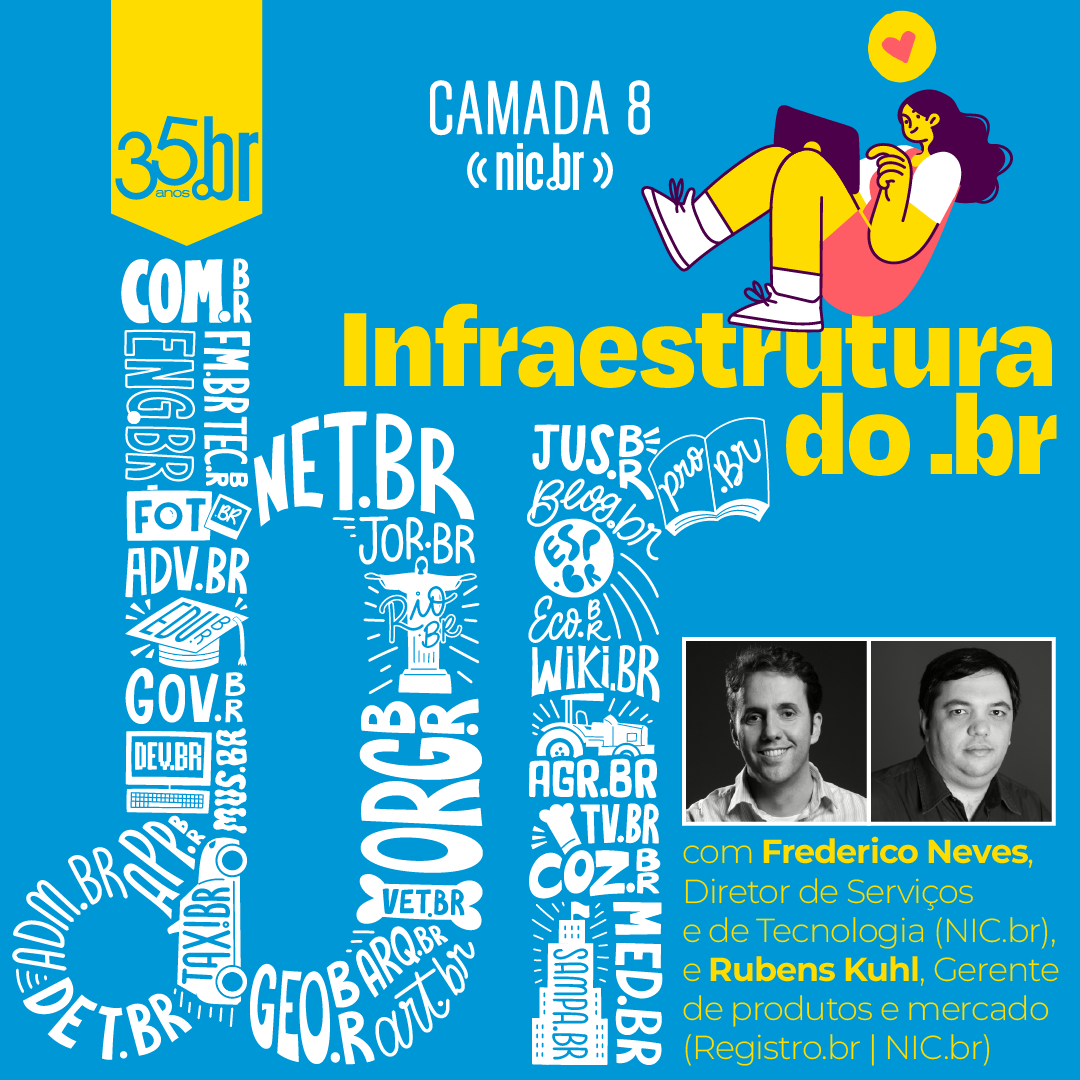 Infraestrutura do .br, com Frederico Neves e Rubens Kuhl