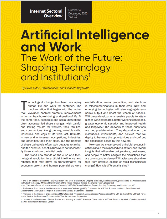 Year XII - N. 4 - Artificial Intelligence and Work